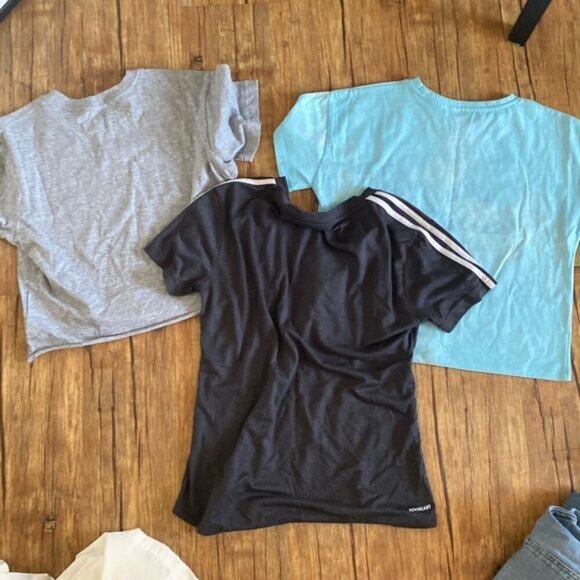 NWT Adidas Pink Floyd Miken Flow Womens T Shirt Bundle Black Gray Size Small - Picture 6 of 6